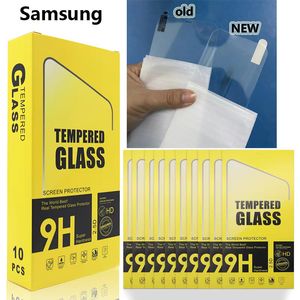 Haute aluminium Big Arc 3D 9H 0,33 mm clair HD anti-empreintes digitales 2.5D verre trempé pour Samsung A52 a13 A40 a60 A71 a30 A32 protecteur d'écran avec boîte de vente au détail