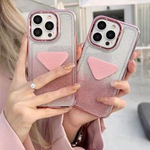 Alto nivel de apariencia Lujo Flash Diamond Hermosa funda para iPhone 15 14 Pro Max LU Cartera de cuero de lujo Alta calidad 15pro 14pro 13pro 12pro 13 12 funda para teléfono chapada