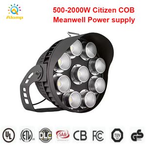 High Bay Light 500W 1000W 1250W 1500W 2000W Brand Power Supply COB Industrial Lights avec 5 ans de garantie Éclairage extérieur