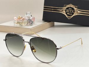 Hoge schoonheid DITA zonnebril Designer mannen en vrouwen groot frame ronde bril Metal Craft Beach Sunscreen zonnebril