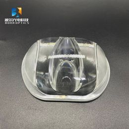 Gorosilicato alto de vidrio D106.7 mm Lente de la calle Lente Fresnel Instrumento óptico Aceptar personalización