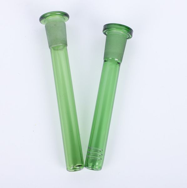 Tiges en verre à haute teneur en borosilicate colorées pour bécher Bongs Pipe à eau Accessoires pour fumer Tige Bouche Plug Verres Artisanat