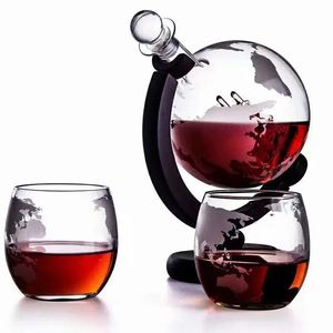 Borosilicate Verre terreur Decanter Set Whisky Red Wine Container Creative Craft Decoration 240415