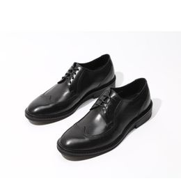 Haute marque Formel Quality Gerined Leather Men Business Business Suit masculin Wedding Oxford Party Shoes E FCA