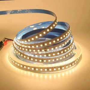 Hoge heldere 2835 LED-strips 60120 240 led / m flexibele tape lichtlint IP20 niet waterdicht 5M 12V wit warm wit huisdecoratiestrip 12 LL