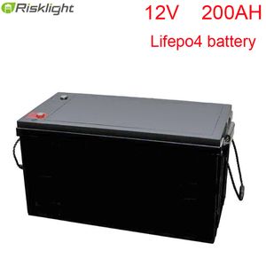 Paquet de batterie d'ion de lithium de la capacité élevée Lifepo4 12V 200Ah pour le système d'énergie solaire