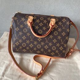 Haute capacité M41113 rapide Femmes top poignée sacs embrayage Designer hommes zipper sac à main en cuir véritable boston Sac à bandoulière voyage Luxurys cross body fourre-tout week-end sacs