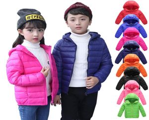 Hoge kinderen Kerst jongens meisjes winter katoenen donsjas jas dikke warme jassen kids designer jassen mode hoodie outwear4706564