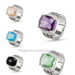 Hoge Klassieke Ring Ontwerpers AAA Kwaliteit Vrouwen Mode-sieraden Mannen Ontwerper Voor Vintage Diamanten Ringen Dames Oranje Morganite Zirkoon Verjaardag