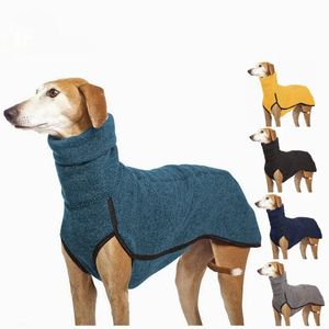 Vêtements d'animaux de compagnie à col haut pour chiens moyens de chiens hivernaux