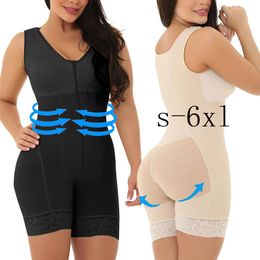 Shapers met hoge compressie Volledige bodyshapers Buikcontrole Bovenborst Postpartum Herstel Afslanken Body Shaper Shapewear Fajas Colombia206L