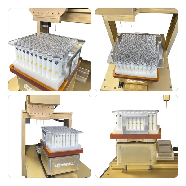 Machine de remplissage de liquide à haute Concentration avec 5 buses, rapport de Test réussi, Machine de remplissage de cartouches chauffantes, dispositif de Production de masse