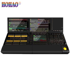 Hoge configuratie MA M2 Dual Touch Screen Moving Head Light Console Linux Grandma2 Elektrische fader Ingebouwde USB-telefoon opladen