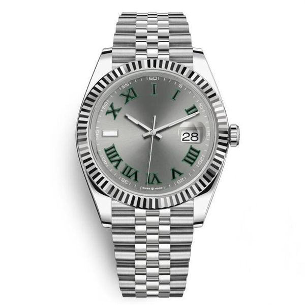 Datejust Sapphire 41mm Acier Argent Cadran Montres Hommes 2813 Mécanique Automatique Mode Robe Président Desinge274C