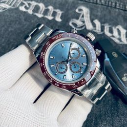 Alta rentabilidad Hombres Mujeres 40 mm Reloj de zafiro de acero inoxidable Casual Venta al por mayor Hombres Relojes de vestir Relojes masculinos Fecha 8 colores Regalo Relogio montre de luxe