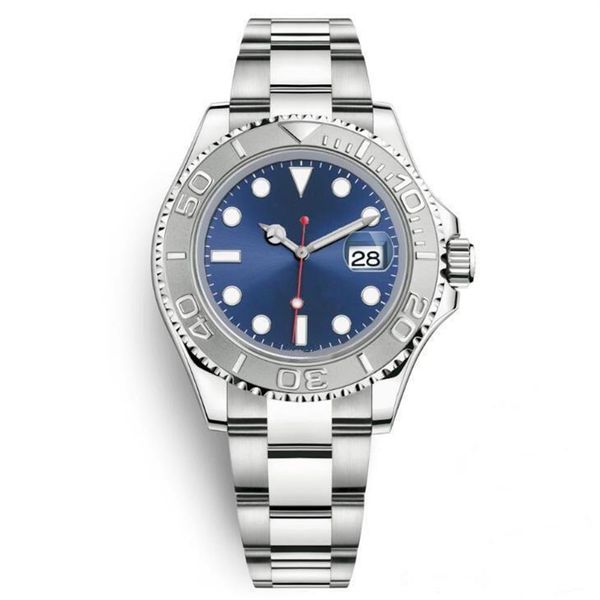 Alto costo efectivo Top para hombre Zafiro Mecánico Reloj automático Azul Asia 2813 Movimiento Cerámica Bisel Basilea Fecha de buceo Acero completo 211i