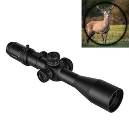 High Definition Scopes 4-16x44 FFP Eerste focusvlak Riflescope Roodgroen Verlichte Tactical Glass Ge￫tst Reticle Optics Compact Hunting Hunting Sight Breed Field of View