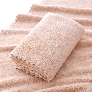 Serviette en molleton de corail haute densité pour enfant adulte 35x75cm serviette en tissu microfibre absorbant doux ensembles de serviettes de salle de bain domestiques