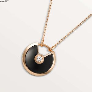 Collier pendentif à breloques de haute qualité pour femmes et filles, bijoux d'amour de mariage en acier titane plaqué or