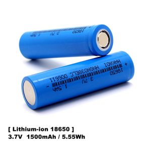 Taux de décharge élevé 15C 3.7v 1500mah 18650 cellules de batterie au lithium pour outils électriques