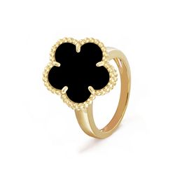 Hoge editie vier/vijf klavertje ringen voor dames heren Multi kleuren om merk sieraden huwelijkscadeau klassiek ontwerp te kiezen