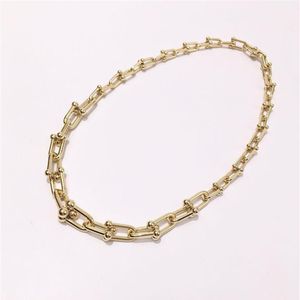 Haute édition Hardwear Long pendentif collier collier gradué classique créateur bijoux Claasic fête des mères cadeau 18K or Pl2437