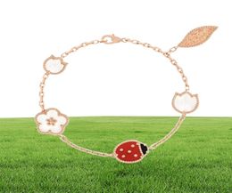 Bracelet de printemps chanceux de haute édition bijoux de créateurs classiques Claasic Mothers039 Day Gift 925 Silver Jewelry9882016