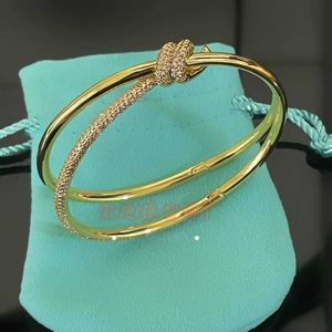 Bracelet à cordon torsadé en diamant Tiffayss High Edition avec nouveau 5NGV