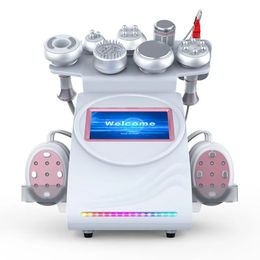 Haute efficacité 9 dans 1 Cavitation 80K 40K Forme du corps ultrasonique Cavitation 30k Vacuum RF Machine minceur du corps pour les salons de beauté