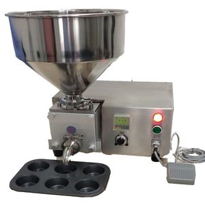 Machine de remplissage de bouffées de crème pour gâteaux et confitures, haute efficacité, opération facile, injecteur de beignets