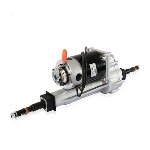 Moteur à brosse 24V, 500W, 40:1 DC, haute efficacité, couple élevé, faible courant, scooter électrique, go kart, moteur à courant continu, essieu arrière, transalxe