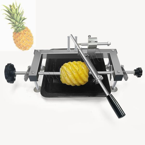 Machine d'épluchage de peau d'ananas d'acier inoxydable du manuel 304 de rendement élevé/machine de piqûre d'ananas