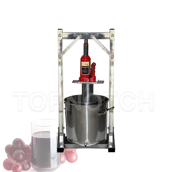 Presse-fruits hydraulique de cuisine manuelle de haute efficacité Machine de presse de raisin d'acier inoxydable petit fabricant de pressage de vin de glace