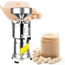 Hoog rendement Peanut Sesam Butter Making Machine Commerciële Elektrische Paste Saus Slijpmachine