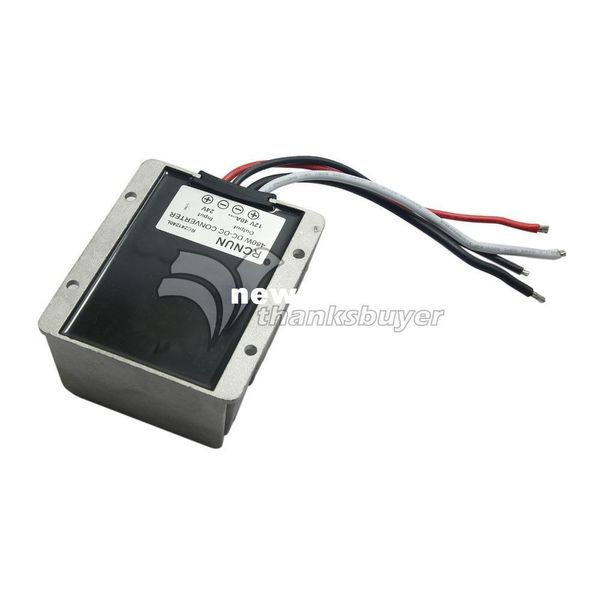 Freeshipping Regulador de voltaje del convertidor de DC-DC reductor de alta eficiencia 24 V a 12 V 40 A Fuente de alimentación impermeable para automóvil