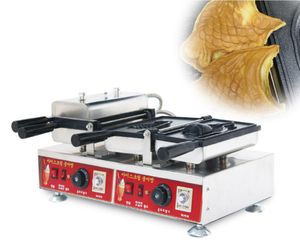 Voedselverwerking Commerciële Warped-Tail Fish Waffle Maker Taiyaki Machine