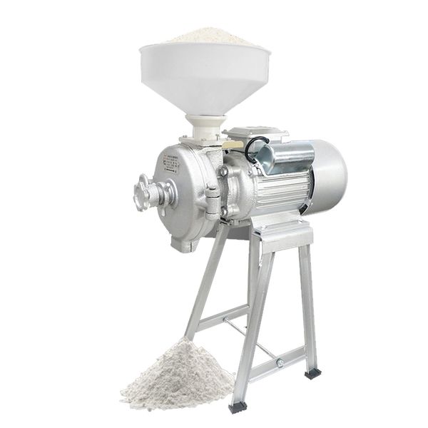 Broyeur de grains humide et sec à haute efficacité moulin d'alimentation électrique céréales de maïs riz café moulin à farine de blé rectifieuse