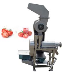 Hoog efficiënte commerciële fruitgroente spiraalvormige pletten Juice Extractor 220V Industrial Orange Juicer Making Machine