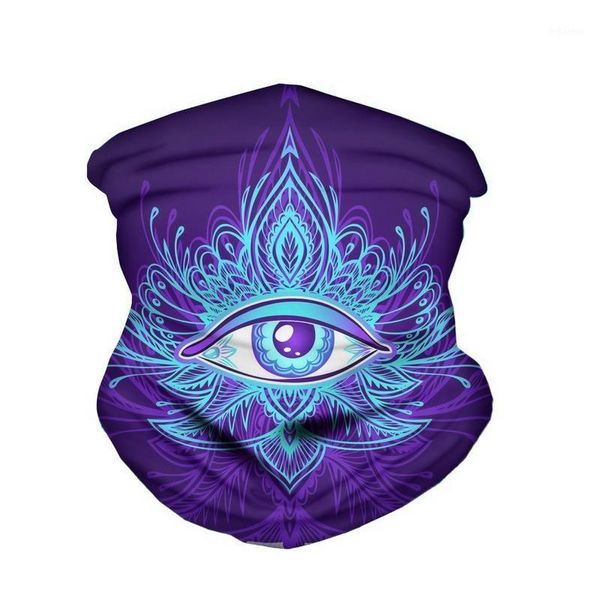 Haute Élastique 3D Crâne Sans Soudure Bandana Cyclisme Écharpe Hommes Femmes Chapeaux Masque Visage Tube Vélo Ski Randonnée Magique Cagoule Caps Masques