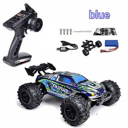 High End 1:16 Schaal Grote RC Auto's LED Licht 38 km/u Hoge Snelheid RC Auto Speelgoed voor Volwassenen Kinderen Afstandsbediening Auto 2.4G 4WD Off Road Monster Pickup Truck 2350