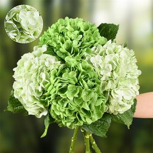 Fleurs artificielles de 21 pouces de 21 pouces de 21 pouces Fleurs artificielles en latex Hortensia Fleurs pour le bouquet de mariage