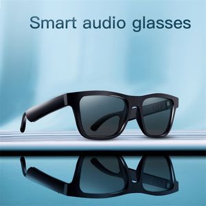 Lunettes Audio haut de gamme, casque intelligent, anti-transpiration, sans fil, Bluetooth, mains libres, oreille ouverte, lunettes de soleil polarisées pour téléphone portable