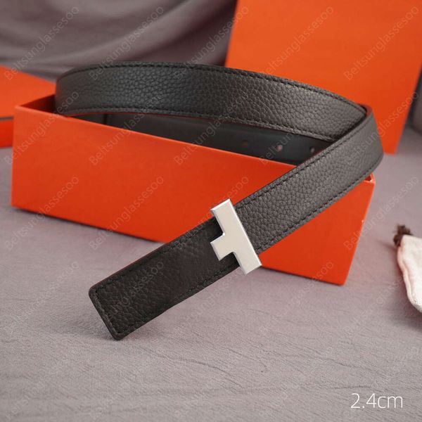 Ceinture haut de gamme Ceinture de créateur de luxe Réversible Or Argent Boucle Promotion Ceinture Lettre Ceinture Boucle Mode Femmes Ceinture 15 Options avec emballage en boîte