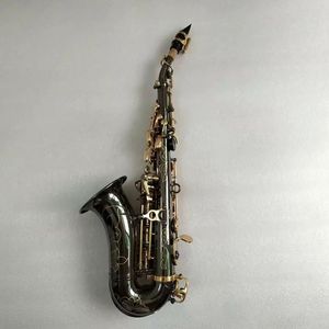 Haut de gamme noir nickel or 991 structure originale clé B professionnel flexion saxophone aigu tonalité de qualité professionnelle SAX 00