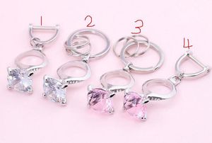 High-end boutique kristallen diamanten ring sleutelhanger grote diamant auto sleutelhanger hanger vrouwelijke zirkoon ring bruiloft kleine creatieve geschenken