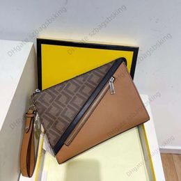 High-end merk clutch bags handtas portemonnee heren- en damesmode design leer zakelijk draagbare enveloptas met grote capaciteit onderarm clip tas clutch bag