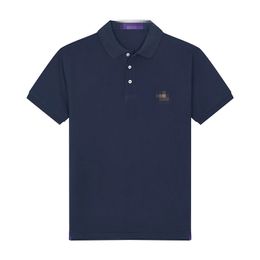 T-shirt de la marque haut de gamme Men's Men's Business Summer Broidery LETTERIE COST COST COTTON COTTON CORT DE TAILLE ASIAN
