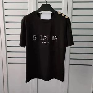 Marques haut de gamme Balman Designer Mens T-shirt Paris Femmes Lettre Imprimer À Manches Courtes Col Rond Sweats À Capuche En Coton T-shirts Polo Taille XS-2Xl 6657