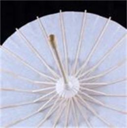 High-end bruids bruiloft parasols Witte papieren paraplu's Chinese mini ambachtelijke paraplu 4 Diameter bruiloft paraplu's 20 30 40 60cm Classic