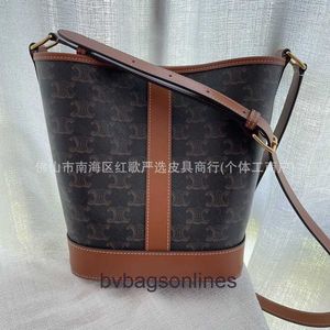 High -end designer tassen voor dames celli oude bloemwateremmer zakje koehide crossbody tas origineel 1: 1 met echt logo en doos